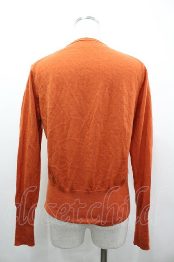 画像2: ヴィヴィアンウエストウッド 中古 / 単色オーブ刺繍 ニットカーディガン 3  I-26-03-29-024-to-HD-ZI (2)