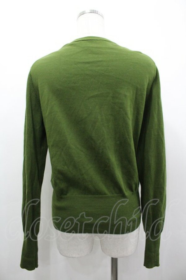 画像2: ヴィヴィアンウエストウッド 中古 / 単色オーブ刺繍 ニットカーディガン 3  I-26-03-29-025-to-HD-ZI (2)