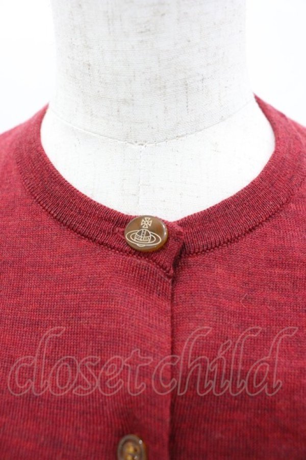 画像4: ヴィヴィアンウエストウッド 中古 / 単色オーブ刺繍 ニットカーディガン 3  I-26-03-29-026-to-HD-ZI (4)