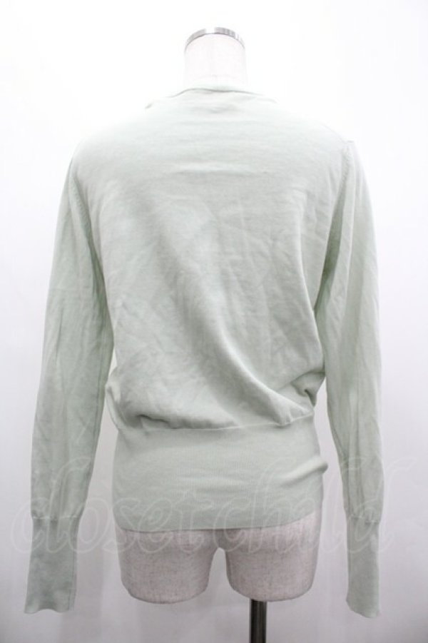 画像2: ヴィヴィアンウエストウッド 中古 / 単色オーブ刺繍 ニットカーディガン 3  I-26-03-29-027-to-HD-ZI (2)