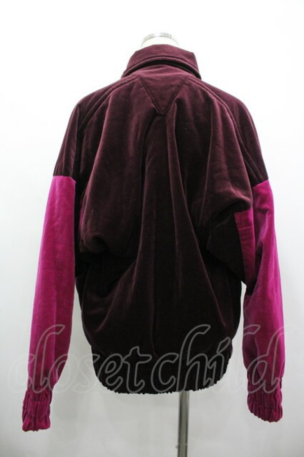 画像2: ヴィヴィアンウエストウッド 中古 / 貫八別珍ハートブルゾン O/S ボルドー  I-26-03-29-028-jc-HD-ZI (2)