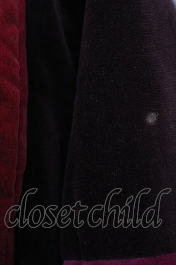 画像6: ヴィヴィアンウエストウッド 中古 / 貫八別珍ハートブルゾン O/S ボルドー  I-26-03-29-028-jc-HD-ZI (6)