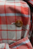 画像3: ヴィヴィアンウエストウッド 中古 / CHOICEチェックコート 2 赤Ｘサックス  I-26-03-29-030-co-HD-ZI (3)