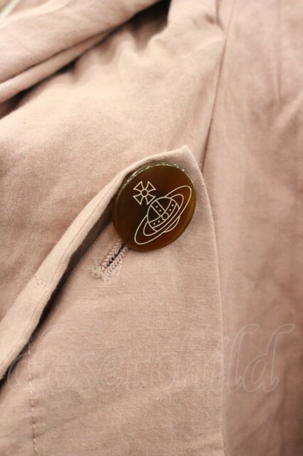 画像3: ヴィヴィアンウエストウッド 中古 / 変形襟ジャケット 2 ピンク  I-26-03-29-032-jc-HD-ZI (3)