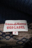 画像4: ヴィヴィアンウエストウッド 中古 / 刺繍ニットジャケット 2 ネイビー  I-26-03-29-033-jc-HD-ZI (4)