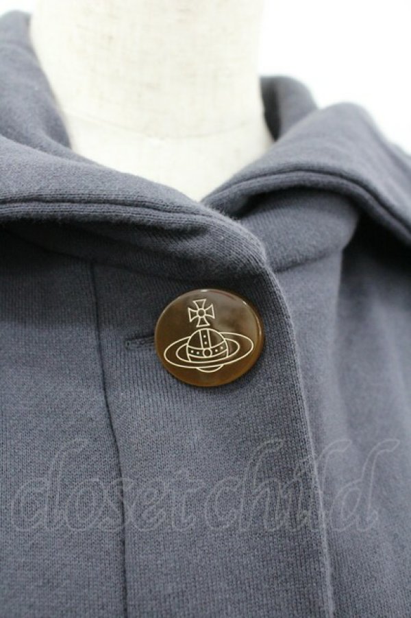 画像3: ヴィヴィアンウエストウッド 中古 / フード風スウェットジャケット 2 グレー  I-26-03-29-034-jc-HD-ZI (3)