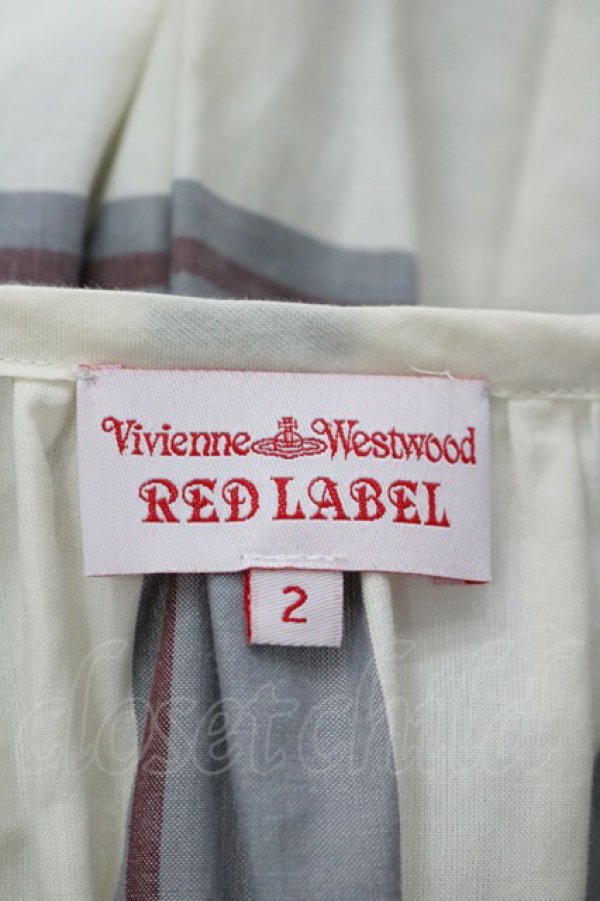 画像3: ヴィヴィアンウエストウッド 中古 / ストライプボーダーワンピース 2  I-26-03-29-039-op-HD-ZI (3)