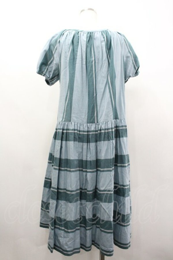 画像2: ヴィヴィアンウエストウッド 中古 / ストライプボーダーワンピース 2  I-26-03-29-040-op-HD-ZI (2)