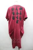 画像2: ヴィヴィアンウエストウッド 中古 / 騙シ絵ネックレスプリントワンピース 2 赤Ｘ黒  I-26-03-29-041-op-HD-ZI (2)
