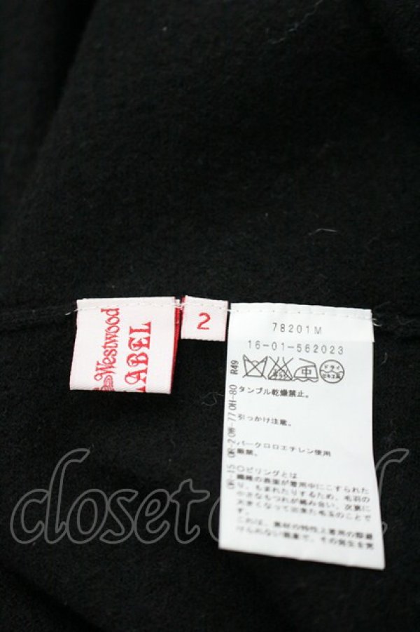 画像4: ヴィヴィアンウエストウッド 中古 / 額縁フレームニットワンピース 2 黒  I-26-03-29-047-op-HD-ZI (4)