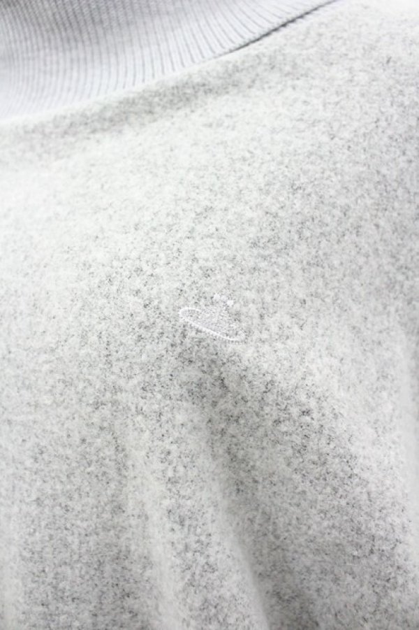 画像3: ヴィヴィアンウエストウッド 中古 / ストライプ襟単色オーブ刺繍ニットワンピース 2  I-26-03-29-048-op-HD-ZI (3)