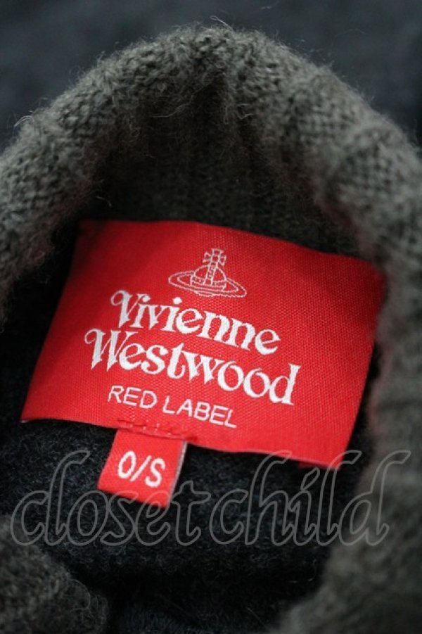 画像4: ヴィヴィアンウエストウッド 中古 / ハイネックニットオーブ刺繍ワンピース O/S  I-26-03-29-053-op-HD-ZI (4)