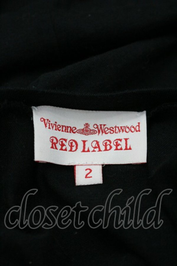 画像4: ヴィヴィアンウエストウッド 中古 / ボタニカル柄半袖ワンピース 2 黒Ｘグレー  I-26-03-29-056-op-HD-ZI (4)