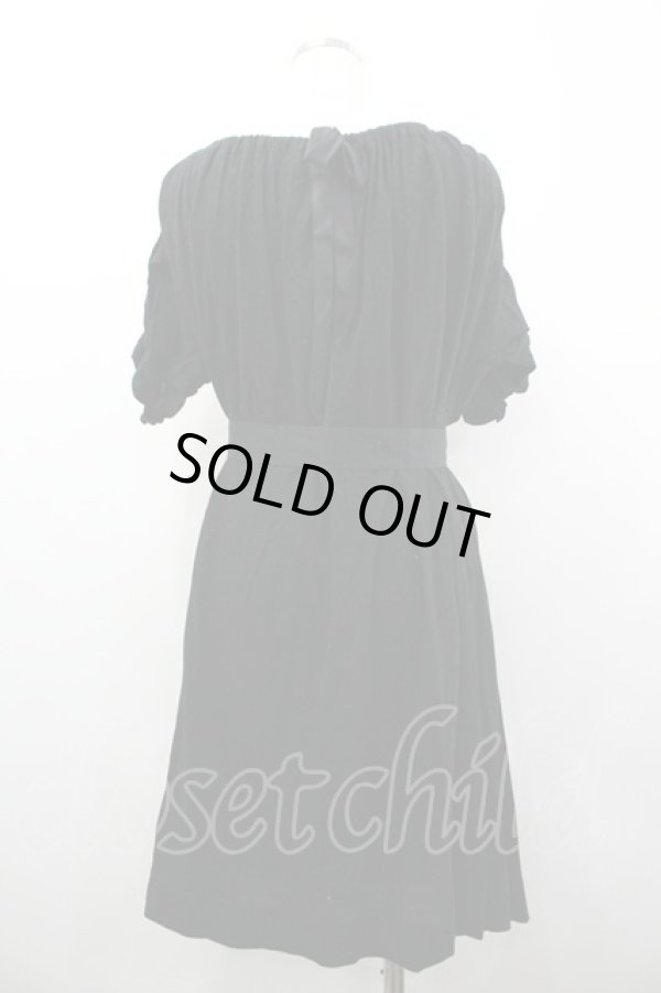 画像2: ヴィヴィアンウエストウッド 中古 / 半袖カットチュニックワンピース 2 黒  I-26-03-29-058-op-HD-ZI (2)