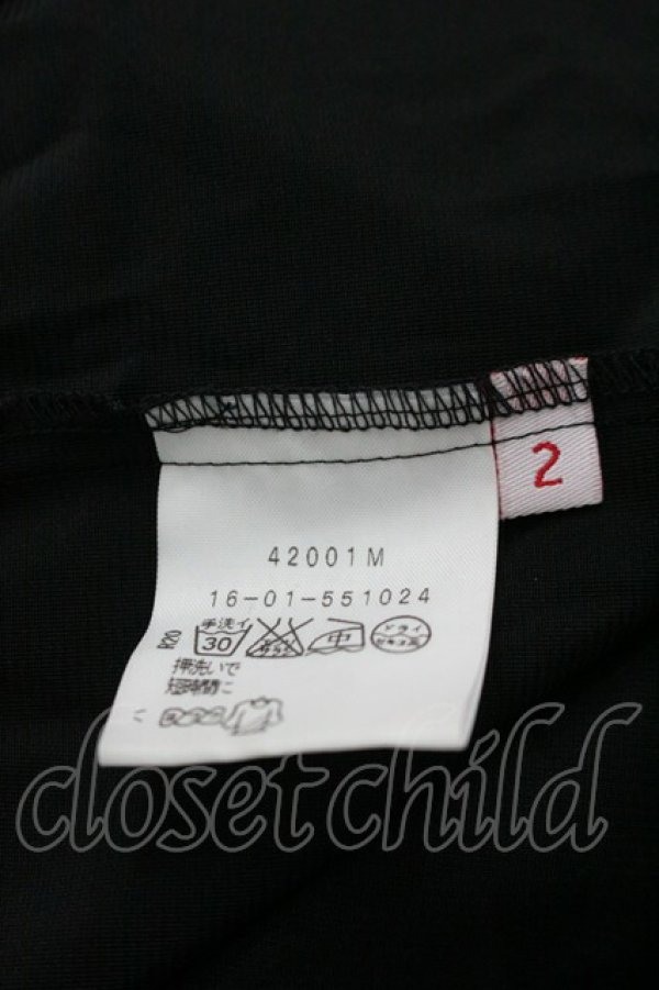 画像8: ヴィヴィアンウエストウッド 中古 / 半袖カットチュニックワンピース 2 黒  I-26-03-29-059-op-HD-ZI (8)