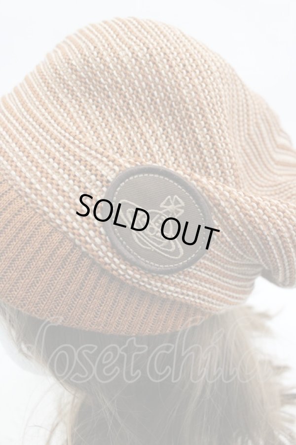 画像4: ヴィヴィアンウエストウッド 中古 / メッシュオーブワッペンハット  ブラウン  I-26-03-29-009-ha-HD-ZI (4)