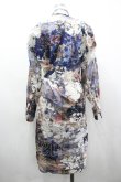 画像2: ヴィヴィアンウエストウッド 中古 / ボタニカルチェックシャツワンピース 2 白ＸブラウンＸ青  I-26-03-29-063-op-HD-ZI (2)