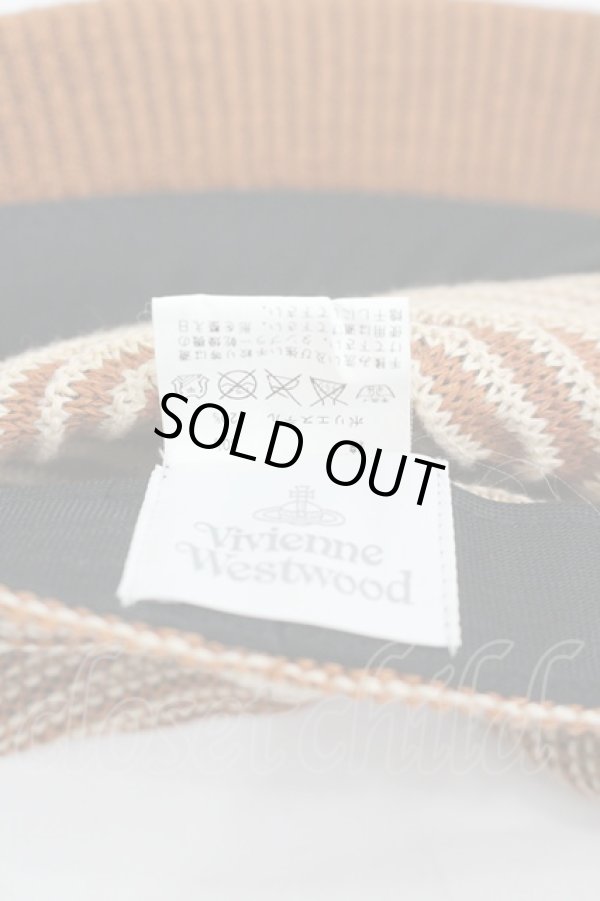 画像5: ヴィヴィアンウエストウッド 中古 / メッシュオーブワッペンハット  ブラウン  I-26-03-29-009-ha-HD-ZI (5)