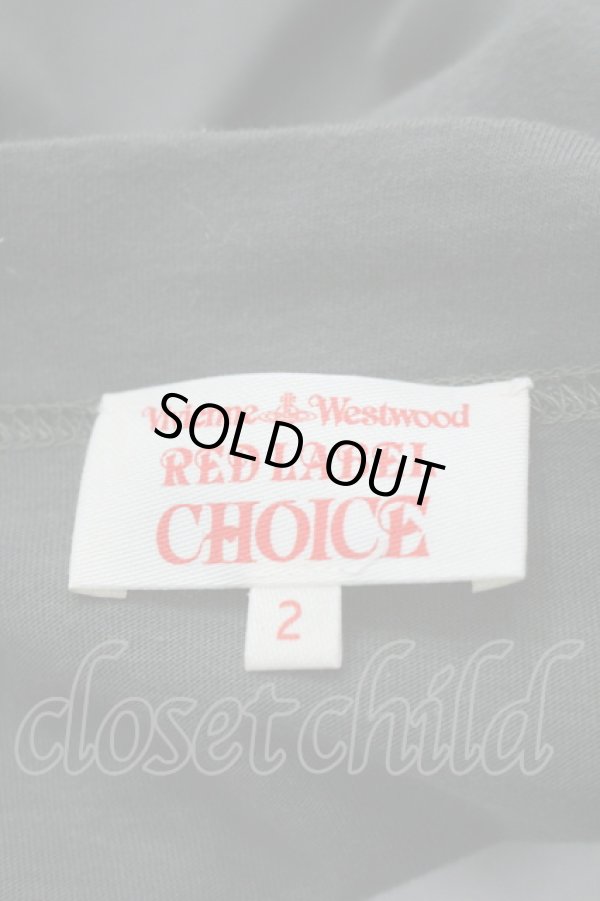 画像4: ヴィヴィアンウエストウッド 中古 / CHOICE時計プリント半袖カットワンピース 2 白Ｘ赤  I-26-03-29-065-op-HD-ZI (4)