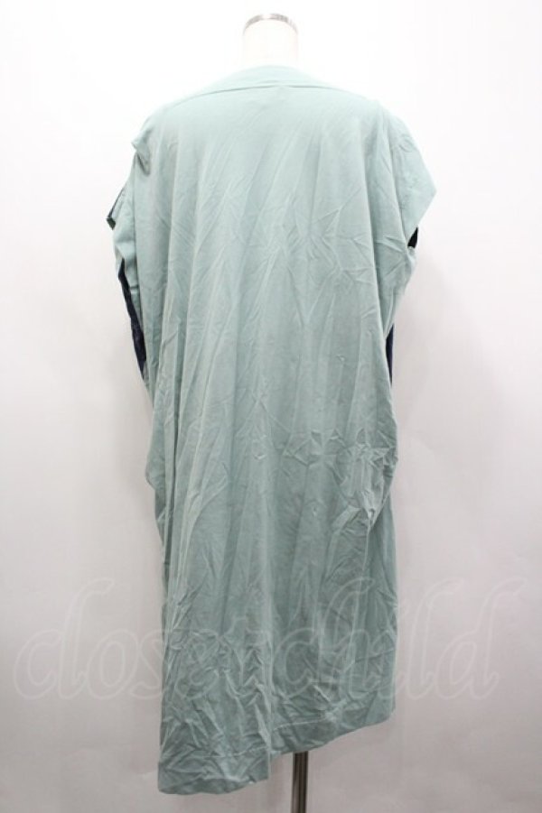 画像2: ヴィヴィアンウエストウッド 中古 / ナナメプリントカットワンピース 2 ミントＸネイビー  I-26-03-29-066-op-HD-ZI (2)