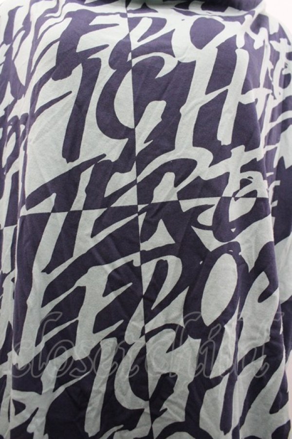 画像3: ヴィヴィアンウエストウッド 中古 / ナナメプリントカットワンピース 2 ミントＸネイビー  I-26-03-29-066-op-HD-ZI (3)