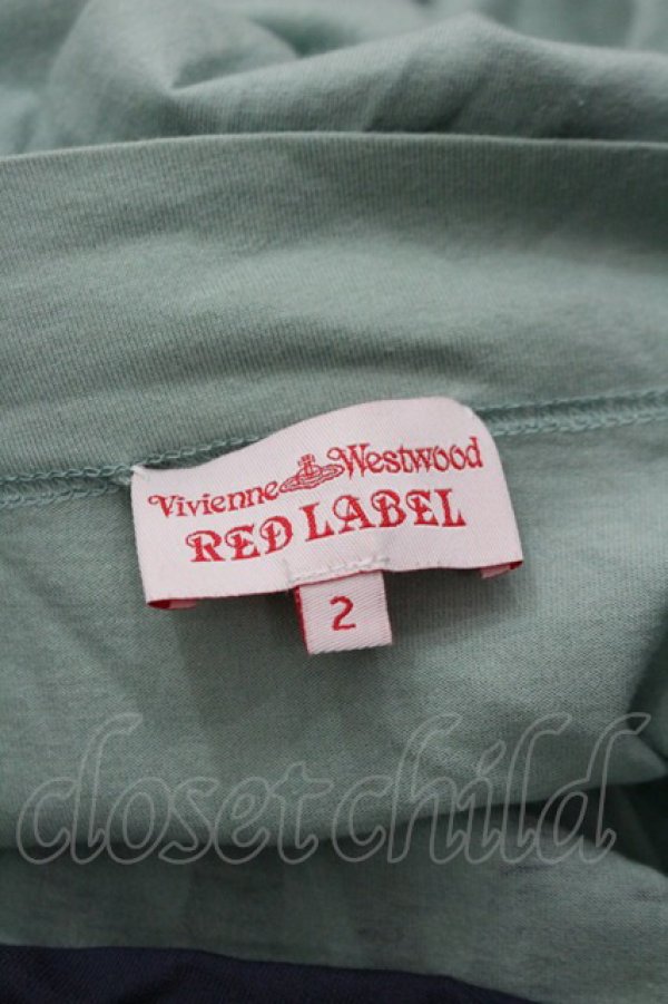 画像4: ヴィヴィアンウエストウッド 中古 / ナナメプリントカットワンピース 2 ミントＸネイビー  I-26-03-29-066-op-HD-ZI (4)