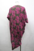 画像2: ヴィヴィアンウエストウッド 中古 / フラワー半袖ワンピース 2 ピンクＸカーキ  I-26-03-29-071-op-HD-ZI (2)