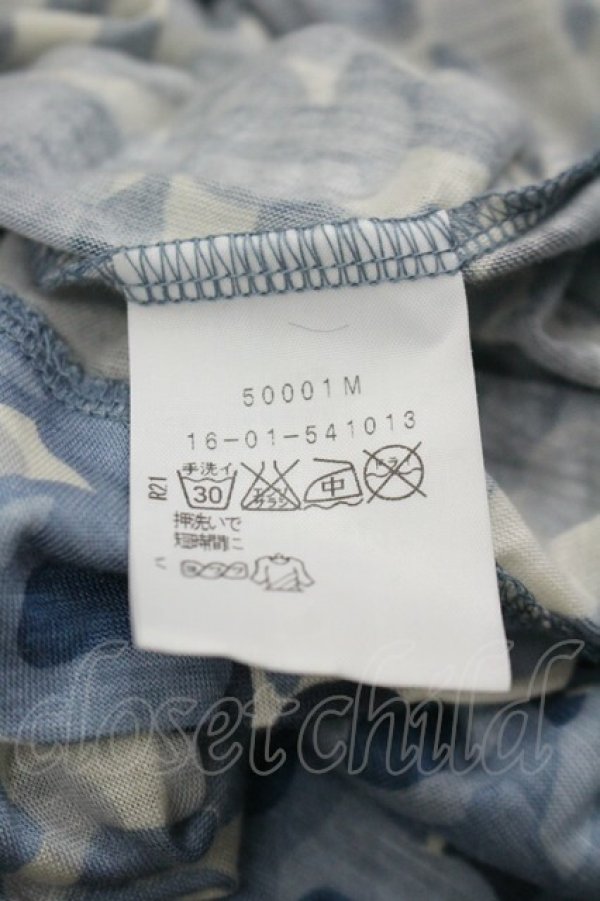 画像5: ヴィヴィアンウエストウッド 中古 / フラワーフードカットワンピース 2 アイボリーＸ青  I-26-03-29-072-op-HD-ZI (5)