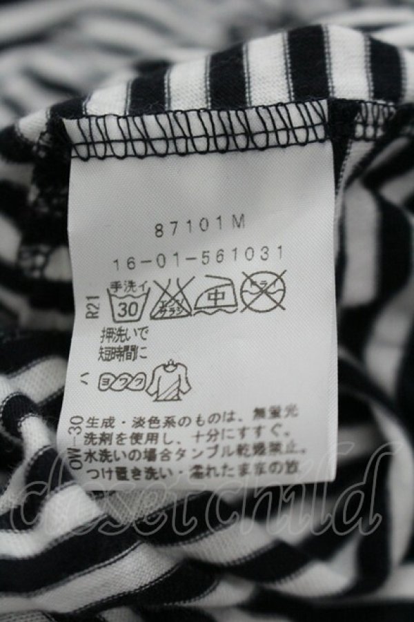 画像5: ヴィヴィアンウエストウッド 中古 / シルエットボーダーワンピース 2 黒Ｘ白  I-26-03-29-073-op-HD-ZI (5)