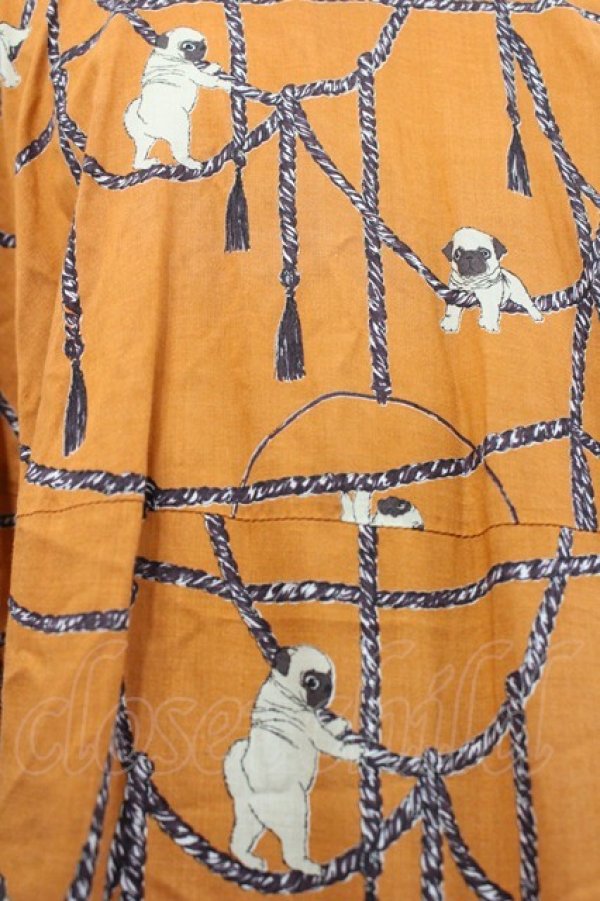 画像3: ヴィヴィアンウエストウッド 中古 / スインキングパグカットソーワンピ 2 オレンジ  I-26-03-29-076-op-HD-ZI (3)