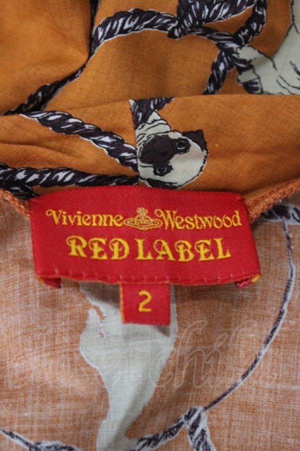 画像5: ヴィヴィアンウエストウッド 中古 / スインキングパグカットソーワンピ 2 オレンジ  I-26-03-29-076-op-HD-ZI (5)