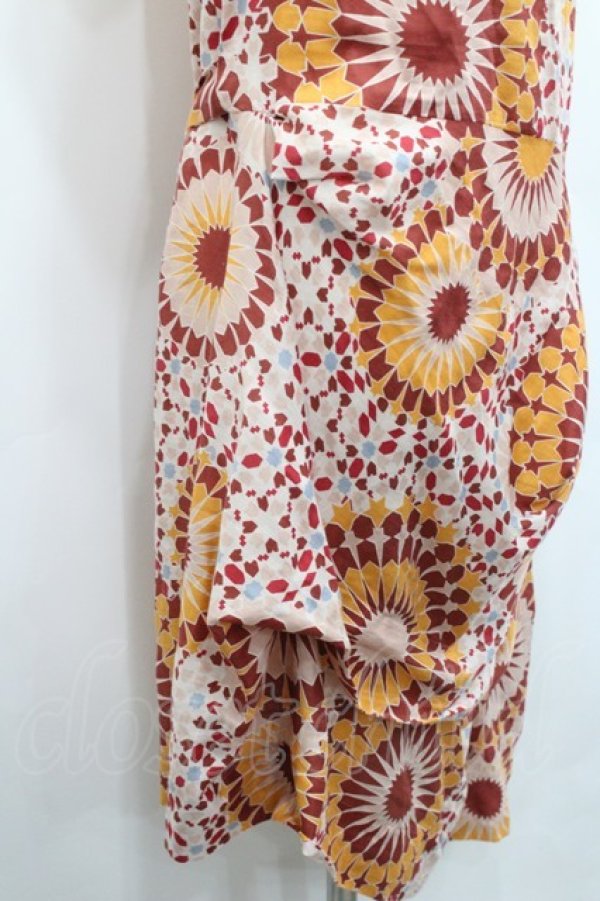 画像3: ヴィヴィアンウエストウッド 中古 / 幾何学花柄ワンピース 3 ピンクＸ柄  I-26-03-29-077-op-HD-ZI (3)