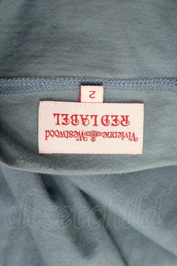 画像6: ヴィヴィアンウエストウッド 中古 / ブーシェ半袖ワンピース 2 青  I-26-03-29-079-op-HD-ZI (6)