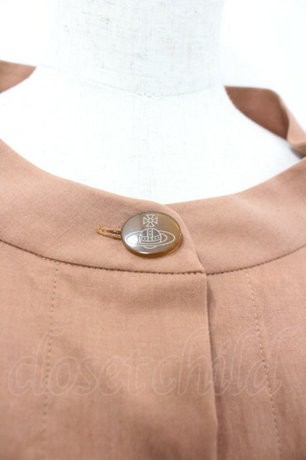 画像3: ヴィヴィアンウエストウッド 中古 / 立チ襟シャツワンピース 2 ピンク  I-26-03-29-080-op-HD-ZI (3)