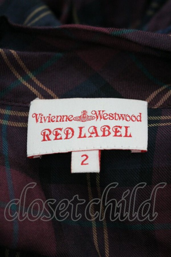 画像4: ヴィヴィアンウエストウッド 中古 / ハートワッペン半袖ニットワンピース 2 ネイビー  I-26-03-29-083-op-HD-ZI (4)