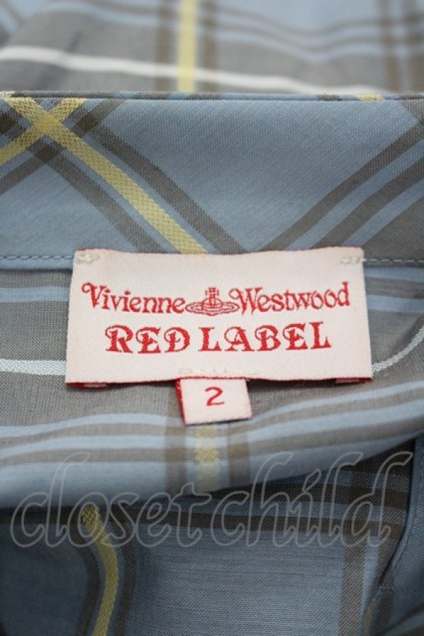 画像4: ヴィヴィアンウエストウッド 中古 / チェック半袖ワンピース 2  I-26-03-29-085-op-HD-ZI (4)