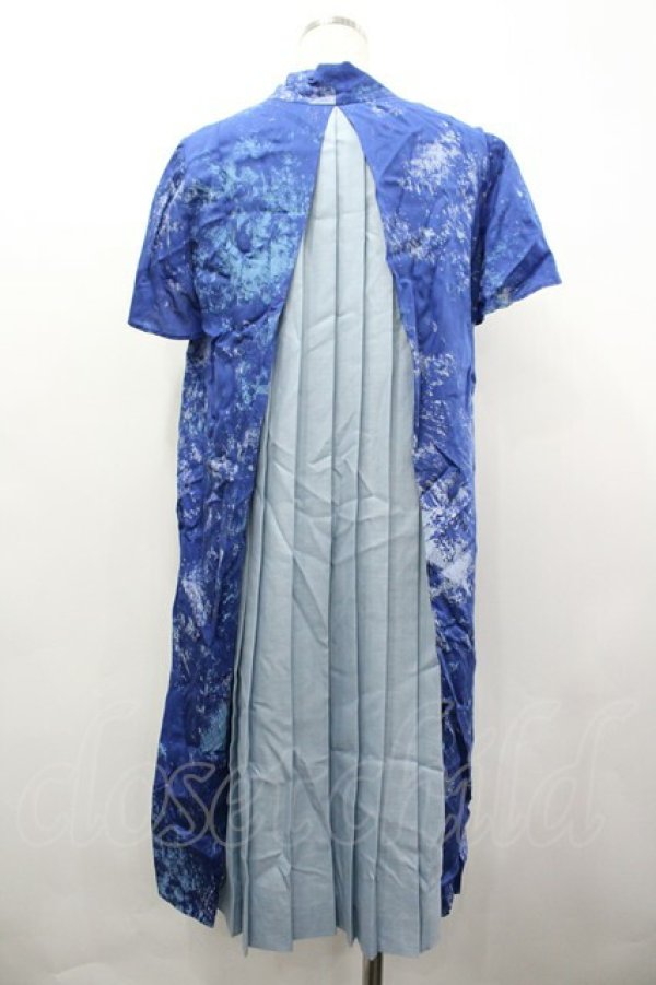 画像2: ヴィヴィアンウエストウッド 中古 / 総柄ワンピース 2 青  I-26-03-29-086-op-HD-ZI (2)