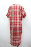 画像2: ヴィヴィアンウエストウッド 中古 / チェック半袖ワンピース 2  I-26-03-29-087-op-HD-ZI (2)