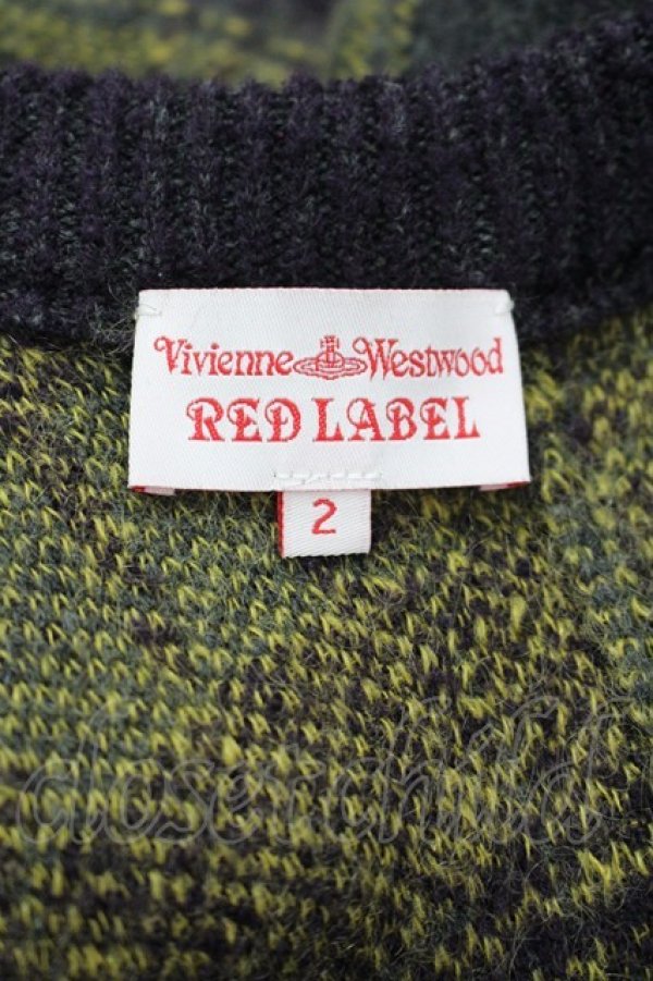 画像4: ヴィヴィアンウエストウッド 中古 / チェック変形ニットスカート 2  I-26-03-29-088-sk-HD-ZI (4)
