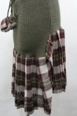 画像3: ヴィヴィアンウエストウッド 中古 / ニットチェック切リ替エスカート 2  I-26-03-29-090-sk-HD-ZI (3)