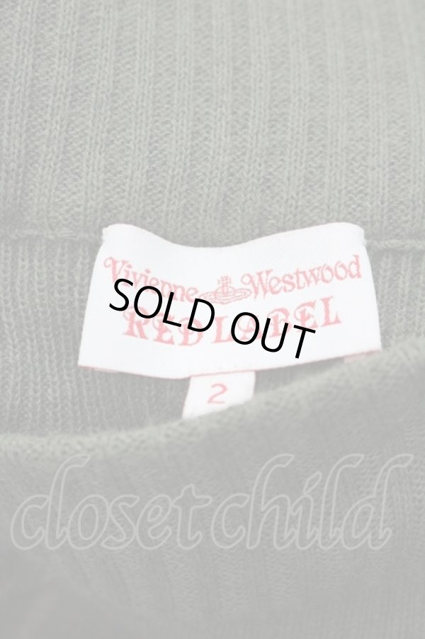 画像4: ヴィヴィアンウエストウッド 中古 / ニットチェック切リ替エスカート 2  I-26-03-29-090-sk-HD-ZI (4)