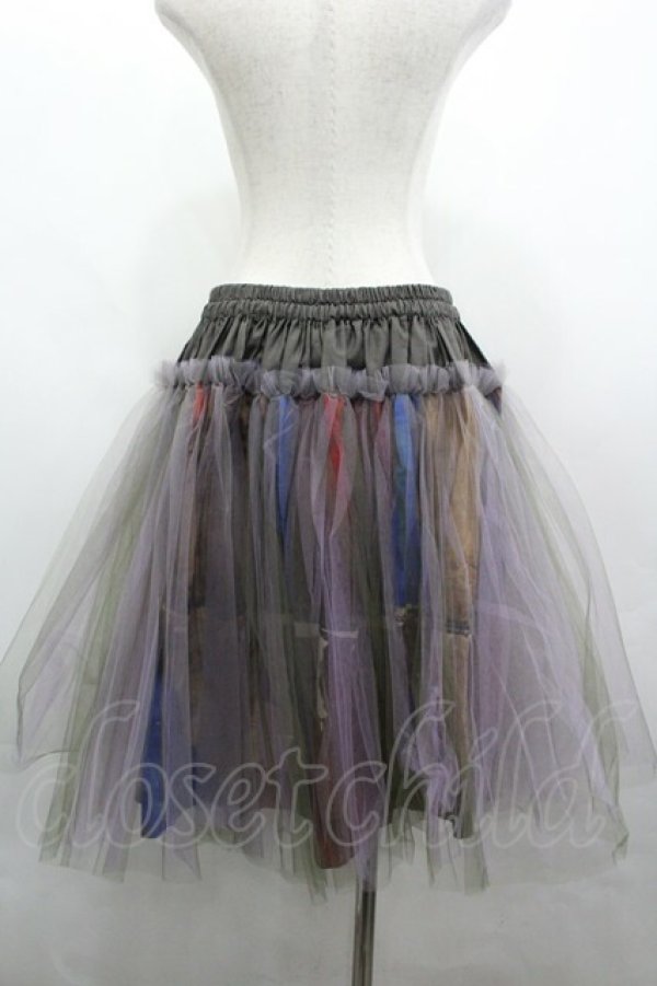 画像2: ヴィヴィアンウエストウッド 中古 / ユニオンジャックスカート O/S グレー  I-26-03-29-097-sk-HD-ZI (2)