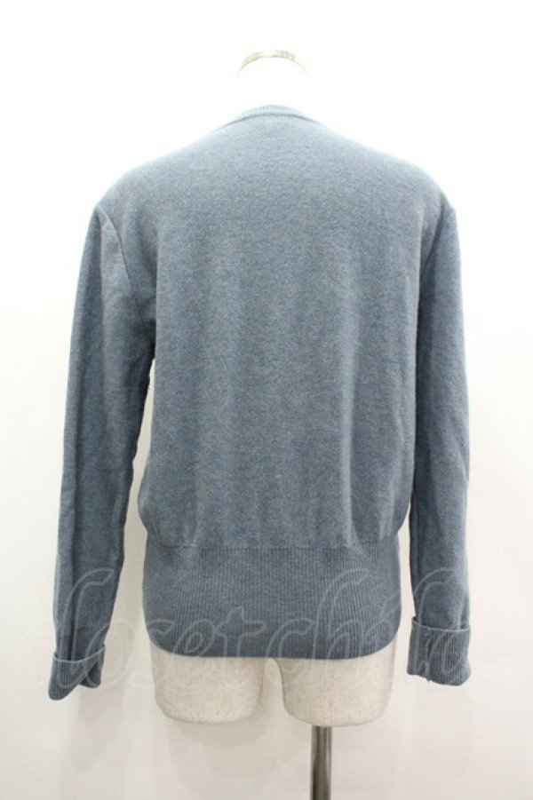 画像2: ヴィヴィアンウエストウッド 中古 / フリルニットカーディガン 3 青  I-26-03-29-014-jc-HD-ZI (2)