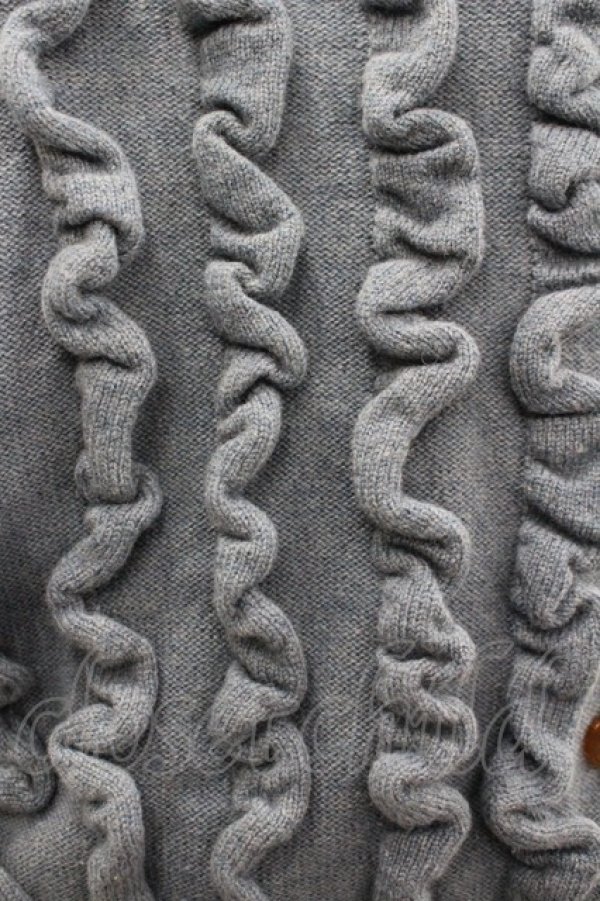 画像3: ヴィヴィアンウエストウッド 中古 / フリルニットカーディガン 3 青  I-26-03-29-014-jc-HD-ZI (3)