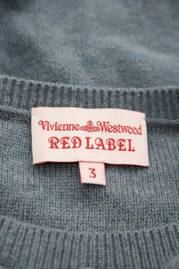 画像5: ヴィヴィアンウエストウッド 中古 / フリルニットカーディガン 3 青  I-26-03-29-014-jc-HD-ZI (5)