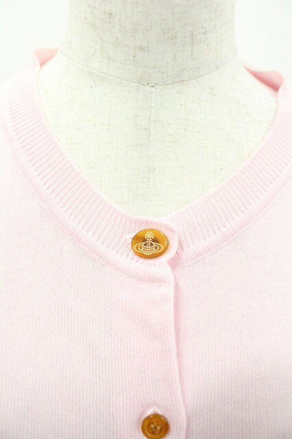 画像4: ヴィヴィアンウエストウッド 中古 / カラーオーブ刺繍ニットカーディガン M  I-26-03-29-015-jc-HD-ZI (4)