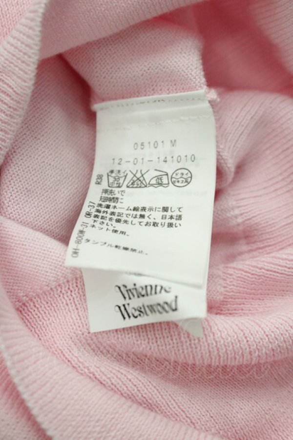 画像6: ヴィヴィアンウエストウッド 中古 / カラーオーブ刺繍ニットカーディガン M  I-26-03-29-015-jc-HD-ZI (6)