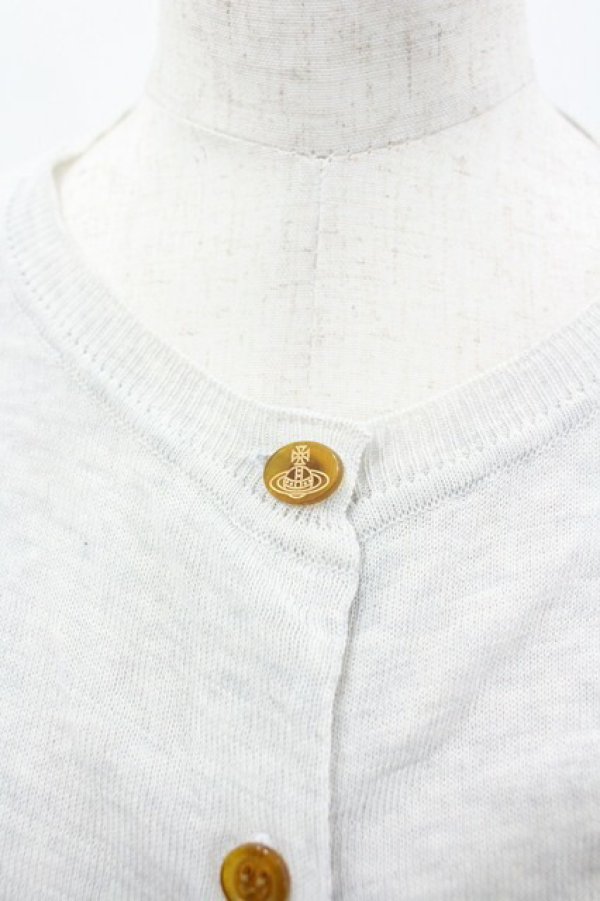 画像4: ヴィヴィアンウエストウッド 中古 / カラーオーブ刺繍ニットカーディガン M  I-26-03-29-016-to-HD-ZI (4)