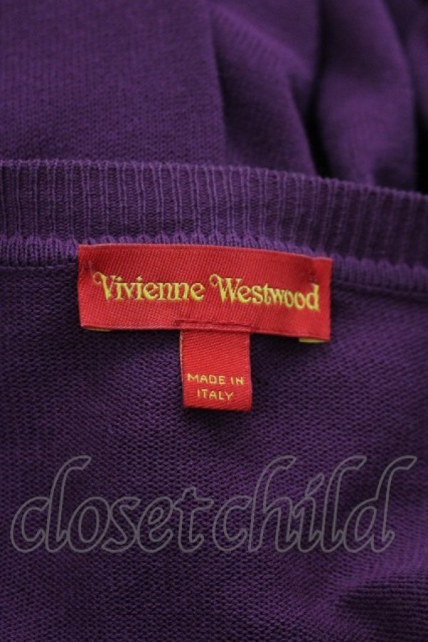 画像5: ヴィヴィアンウエストウッド 中古 / カラーオーブ刺繍ニットカーディガン M  I-26-03-29-017-to-HD-ZI (5)