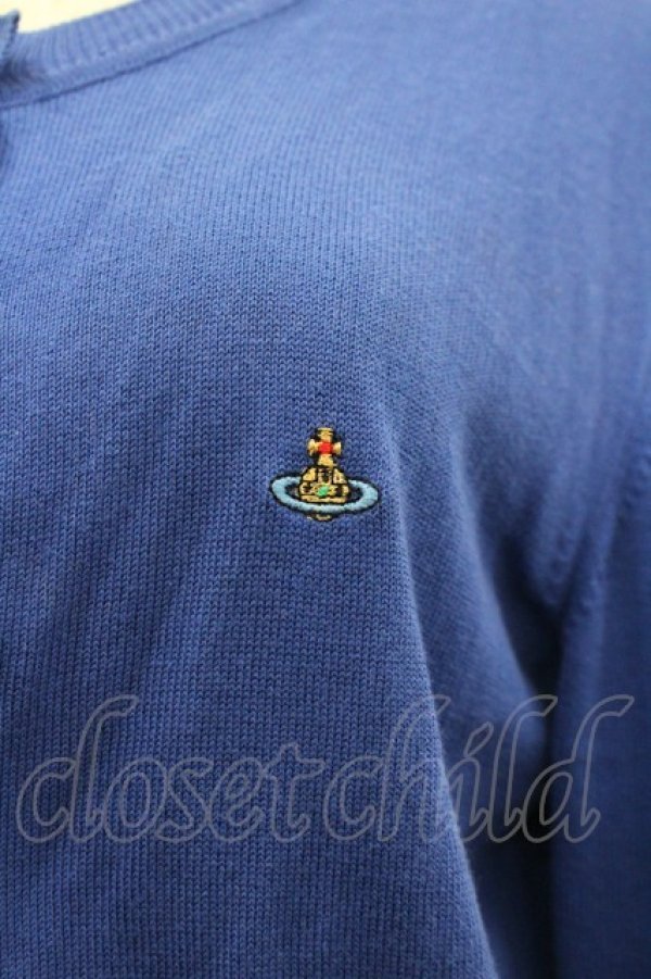 画像3: ヴィヴィアンウエストウッド 中古 / カラーオーブ刺繍ニットカーディガン M  I-26-03-29-019-to-HD-ZI (3)